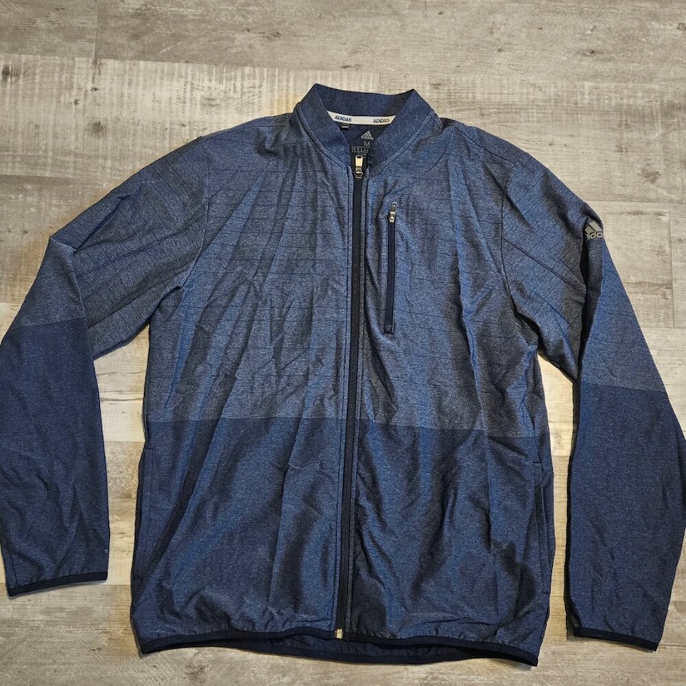 adidas Mens Climacool Meltaway Golf Lightweight Jacket, Navy, Size Medium